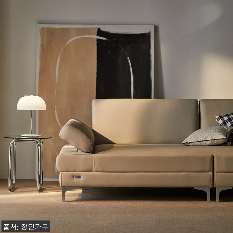 장인가구 비움 황토볼 온열 4인 가죽 관련 이미지 2