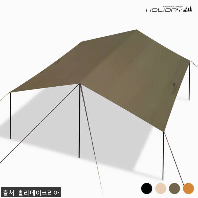 홀리데이 캠핑 대형 블랙코팅 500D 관련 이미지 2