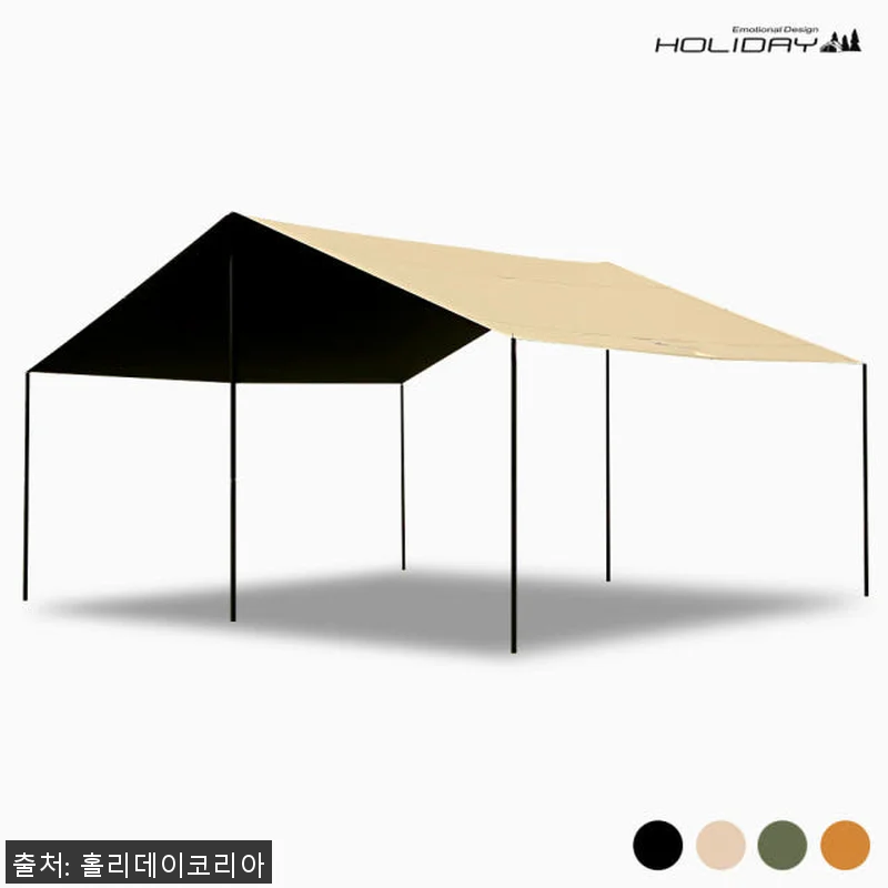 캠핑 홀리데이 대형 블랙코팅 300D 관련 이미지 2