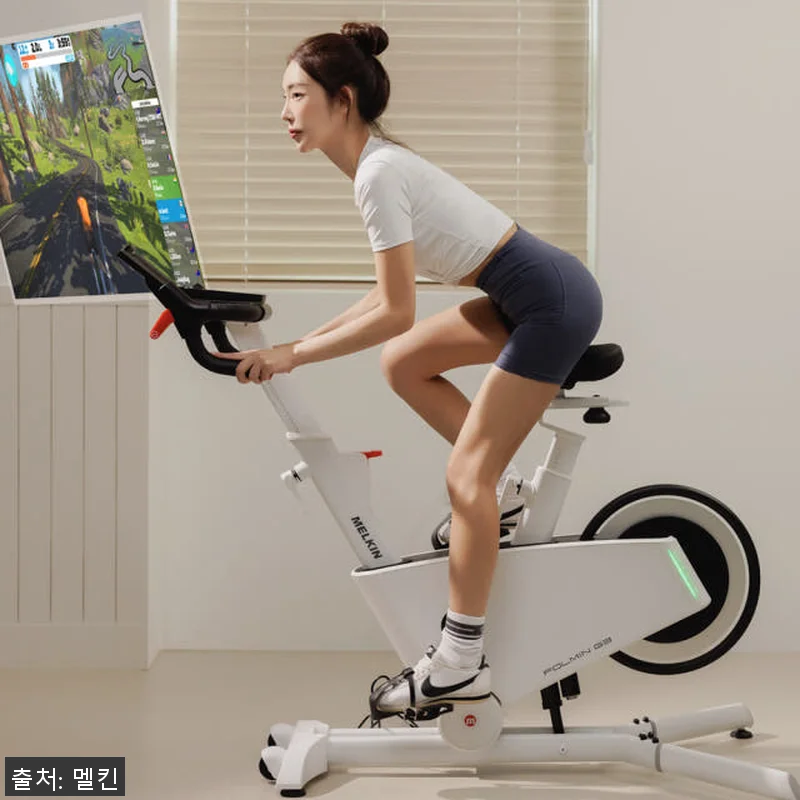 멜킨 실내자전거 G3 폴민 인클라인바 관련 이미지 2