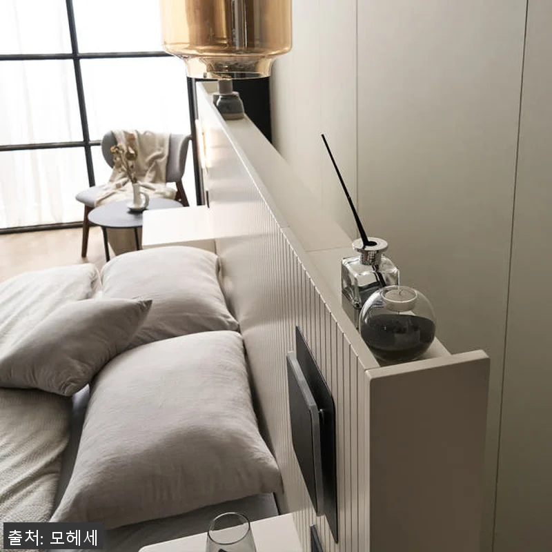 피아 신혼 부부 호텔 침대 원목 프레 관련 이미지 2