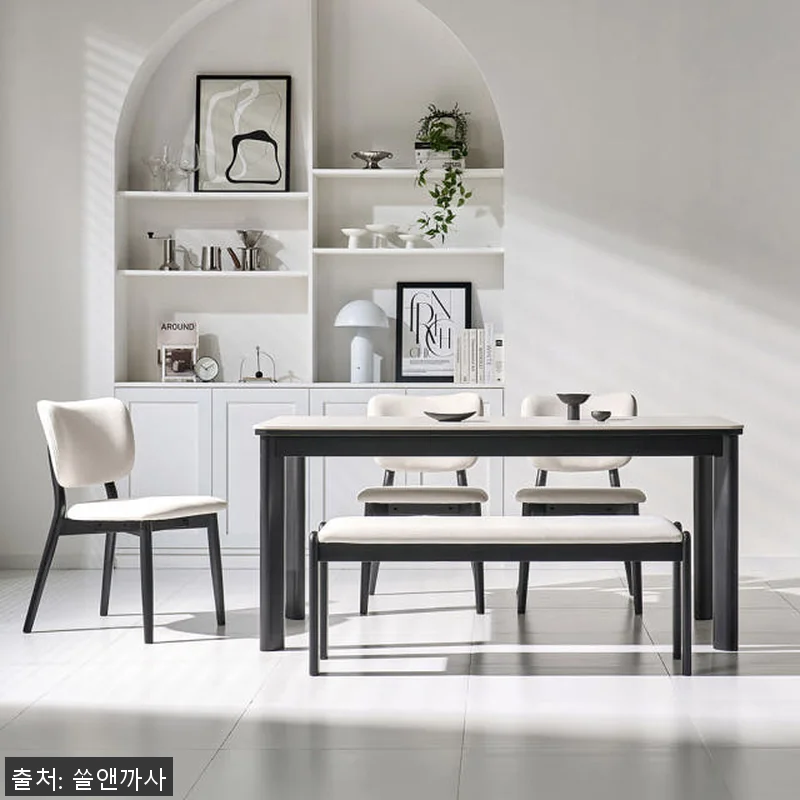 쏠앤까사 블랙 어반 고무나무 원목 포 관련 이미지 2