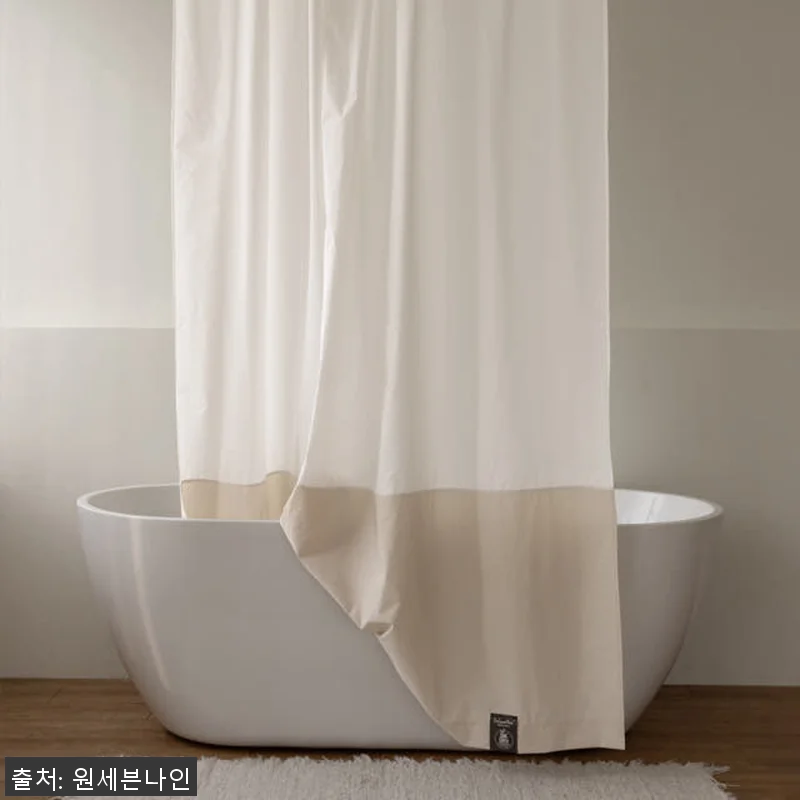 원세븐나인 리사이클 샤워커튼 사용 후 관련 이미지 3