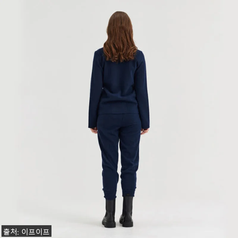 크램38 안젤루 블루 조거 니트 팬츠 관련 이미지 3