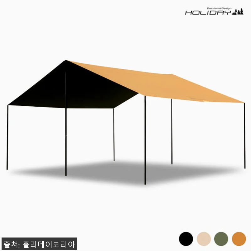 캠핑 홀리데이 대형 블랙코팅 300D 관련 이미지 3