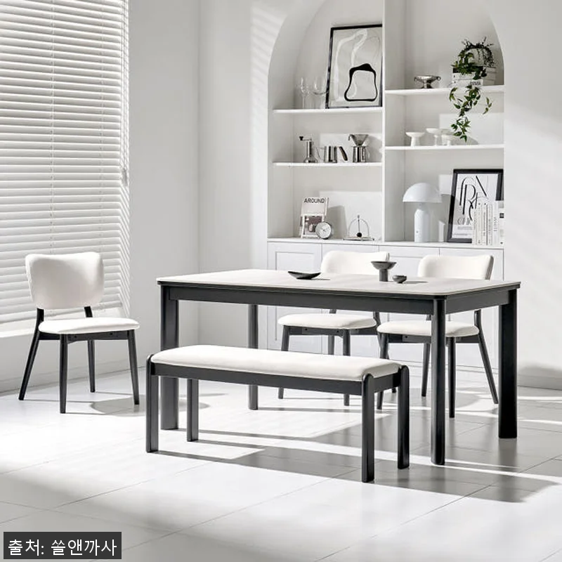 쏠앤까사 블랙 어반 고무나무 원목 포 관련 이미지 3