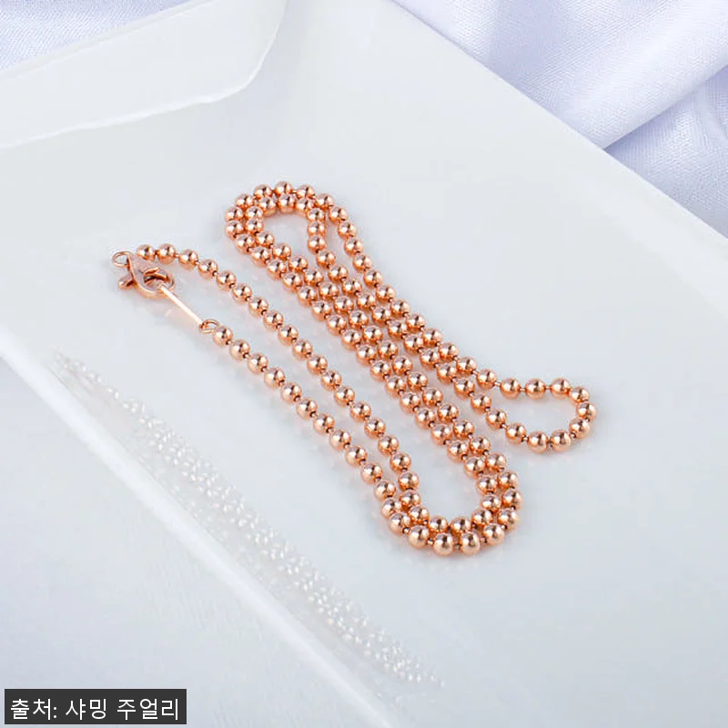 2.5미리 군번줄 목걸이 볼 체인, 관련 이미지 4