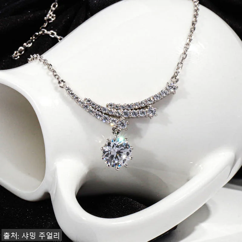 5부 다이아 목걸이 천연 현대 우신 관련 이미지 4