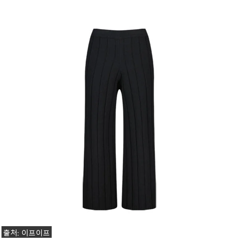 크램38 안셀모 블랙 와이드 골지 니 관련 이미지 4