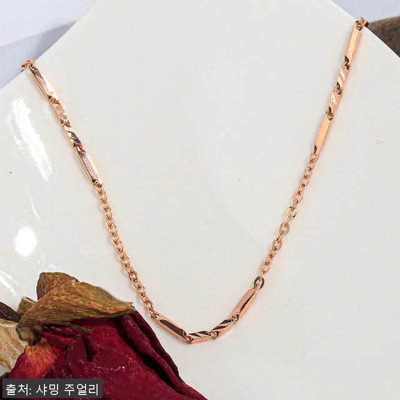 18K 엘리자베스 커팅 코인 펜던트 대나무 반반 체인 목걸이 사용 후기 14 18K 엘리자베스 커팅 코인 펜던트 관련 이미지 5