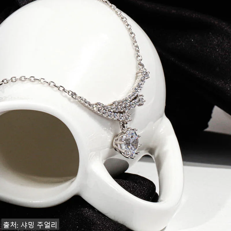 5부 다이아 목걸이 천연 현대 우신 관련 이미지 5