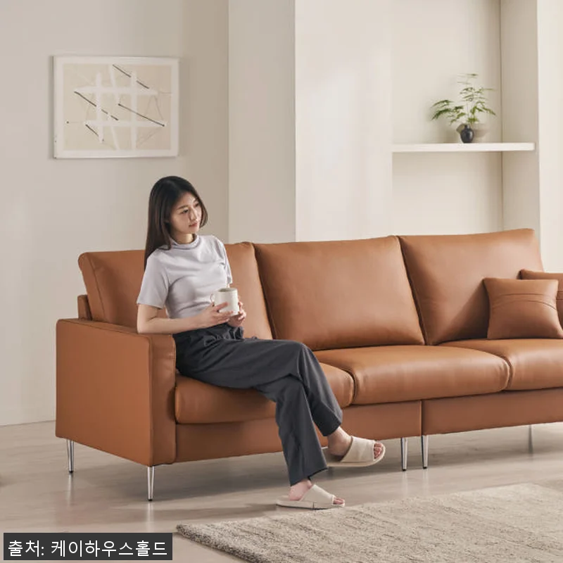 케이하우스홀드 멕소 4인용 가죽소파 관련 이미지 4