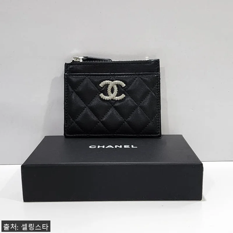 샤넬 CC로고 스퀘어 지퍼 동전 카드 관련 이미지 5