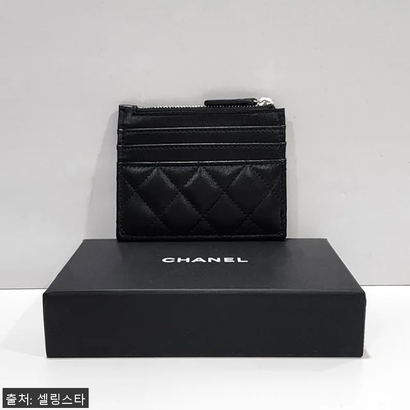 샤넬 CC로고 스퀘어 지퍼 동전 카드 관련 이미지 6