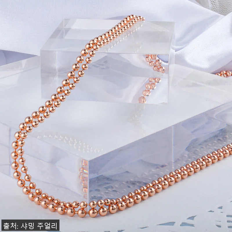 군번 줄 목걸이 볼 체인 14K 2미 관련 이미지 5