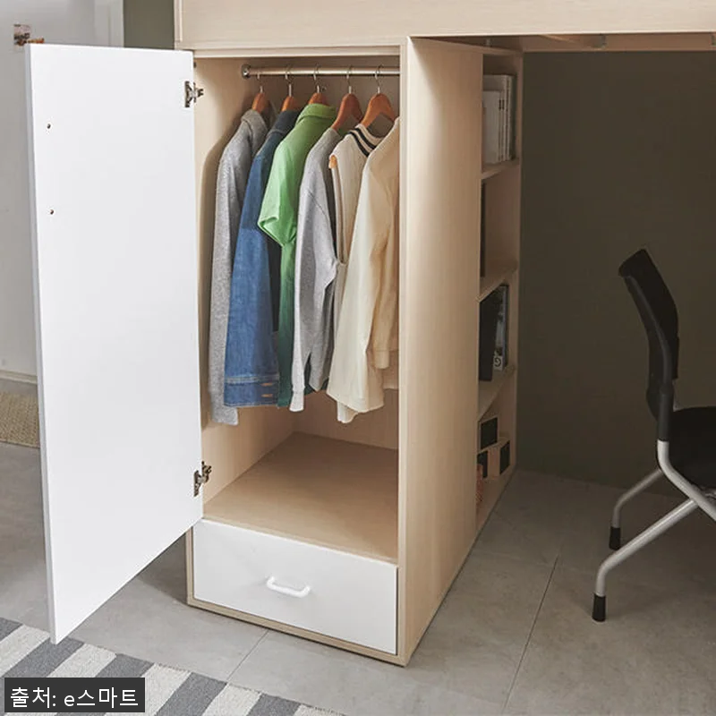 e스마트 하우스 독서실책상 수납형 벙 관련 이미지 5