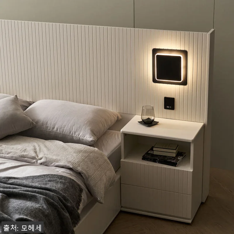 피아 신혼 부부 호텔 침대 원목 프레 관련 이미지 6