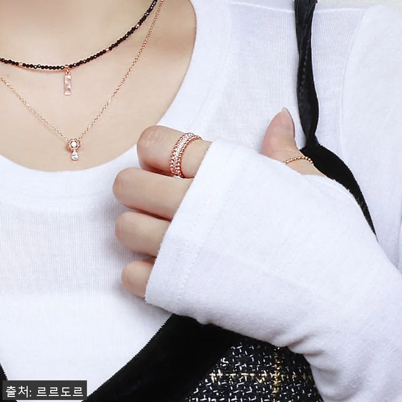 14K 18K 두줄 볼 큐빅 볼드 이 관련 이미지 7