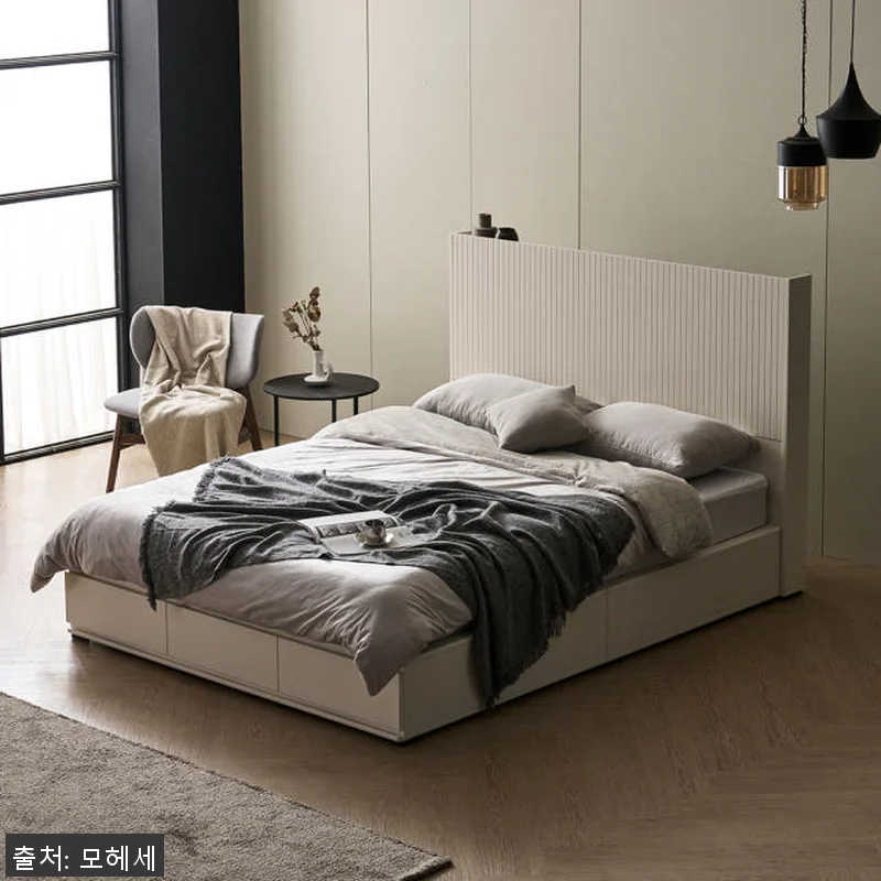 피아 신혼 부부 호텔 침대 원목 프레 관련 이미지 7