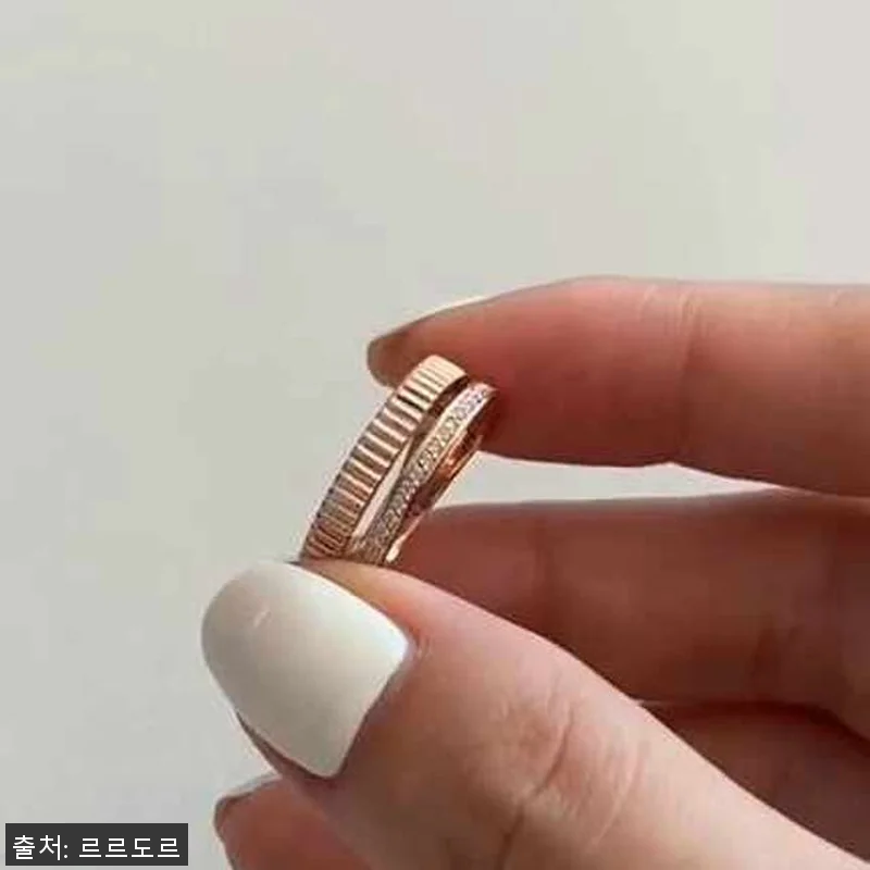 14k 두줄 볼드 반지 물결 검지 중 관련 이미지 9