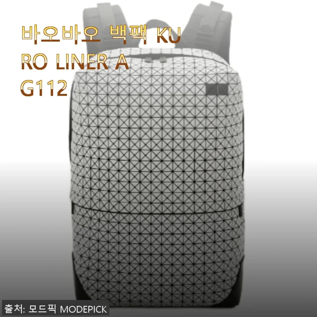 바오바오 백팩 KURO LINER AG112 사용후기와 구매 꿀팁