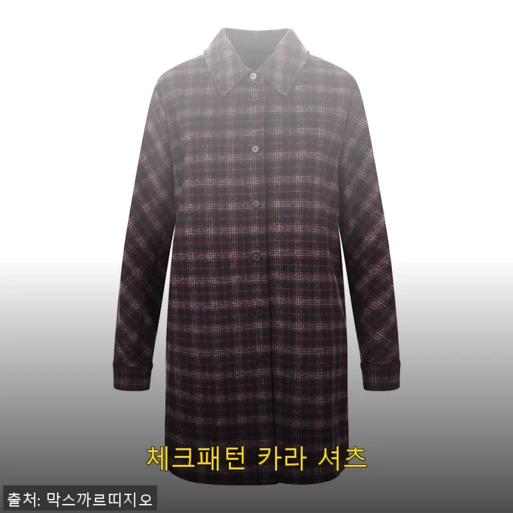 체크패턴 카라 셔츠 사용후기: 간절기 스타일과 편안함을 동시에
