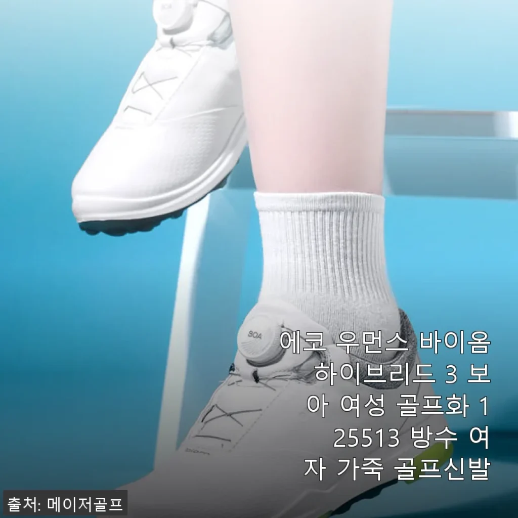 에코 우먼스 바이옴 하이브리드 3 보아 여성 골프화 사용후기