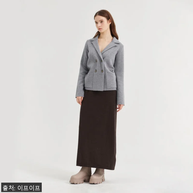 크램38 일레아나 브라운 니트 스커트 관련 이미지 1