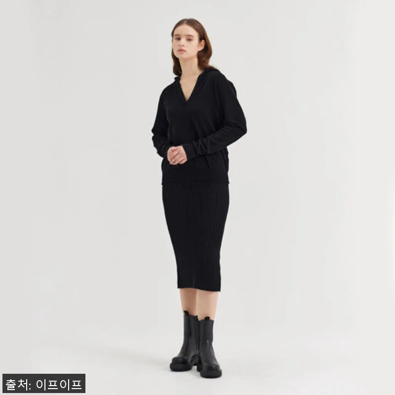 크램38 비르질리오 블랙 골지 니트 관련 이미지 1