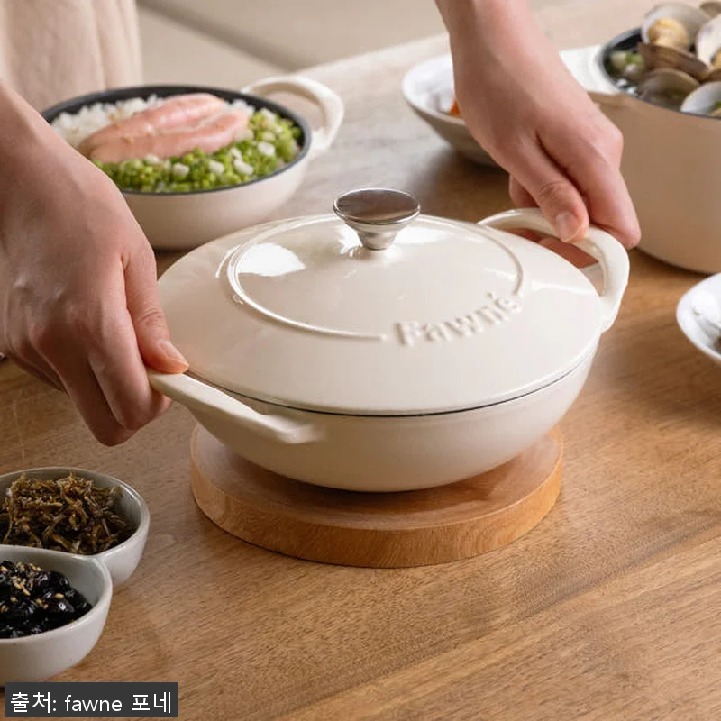 포네 온기 무쇠 냄비 2종 세트 사용 관련 이미지 1