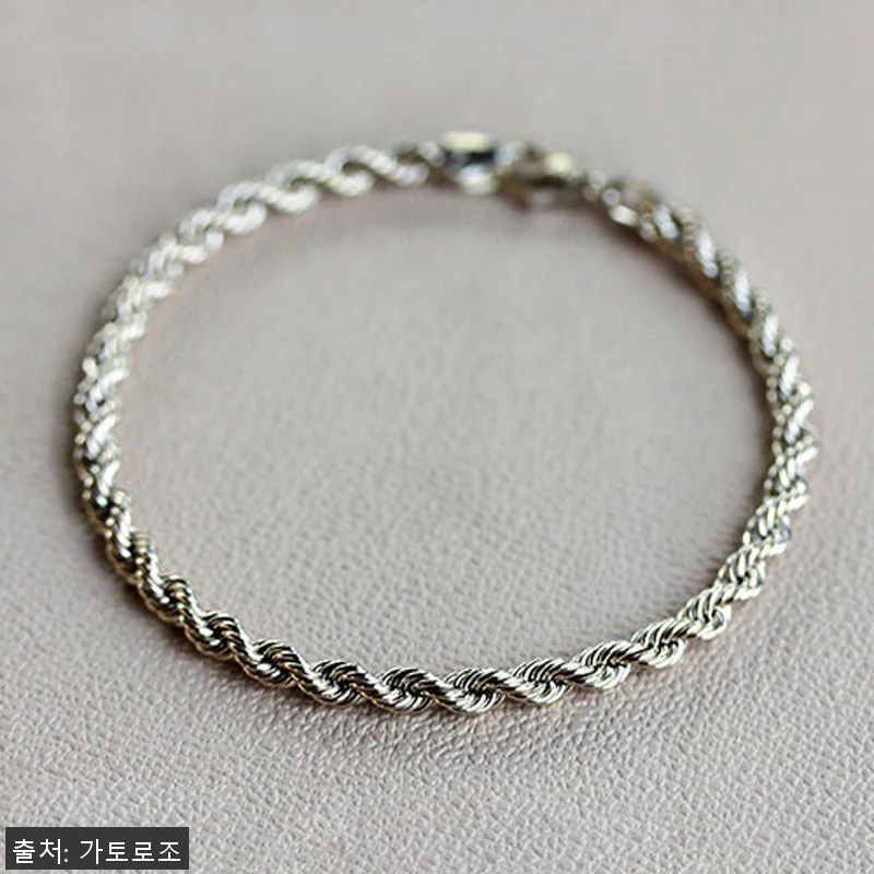 14k 도톰한 리얼 화이트 꽈배기 로 관련 이미지 1