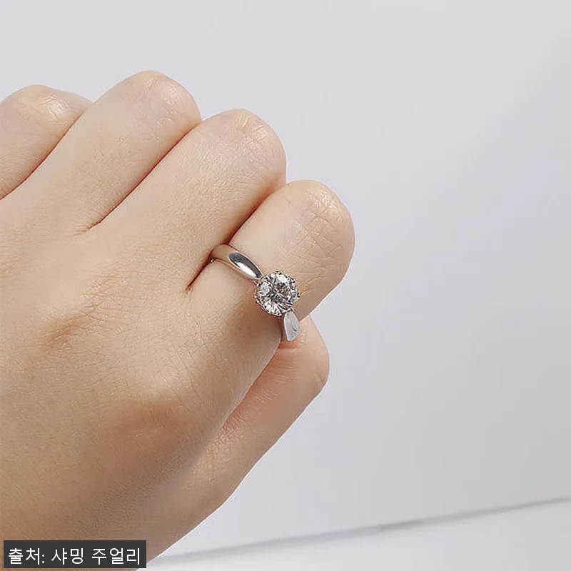 7부 1캐럿 랩 다이아 반지 IGI 관련 이미지 1