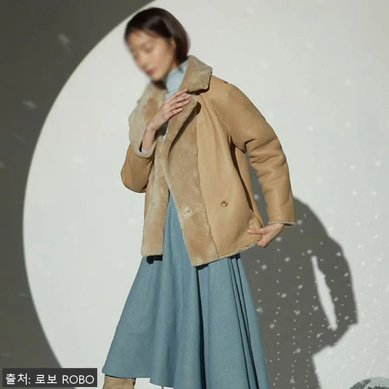 로보 스페인 무스탕 리버시블 더블 버 관련 이미지 1