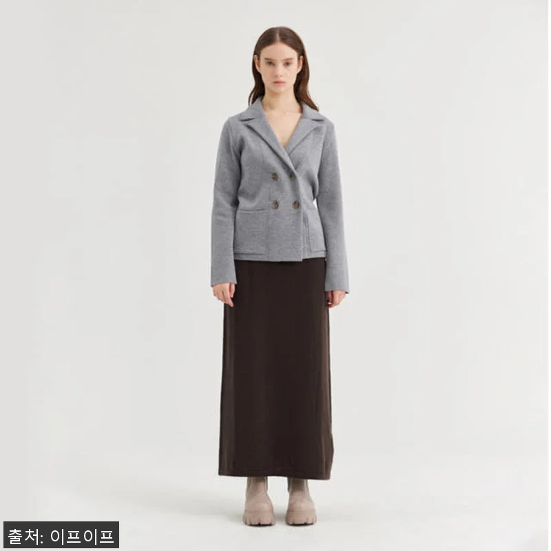 크램38 일레아나 브라운 니트 스커트 관련 이미지 2