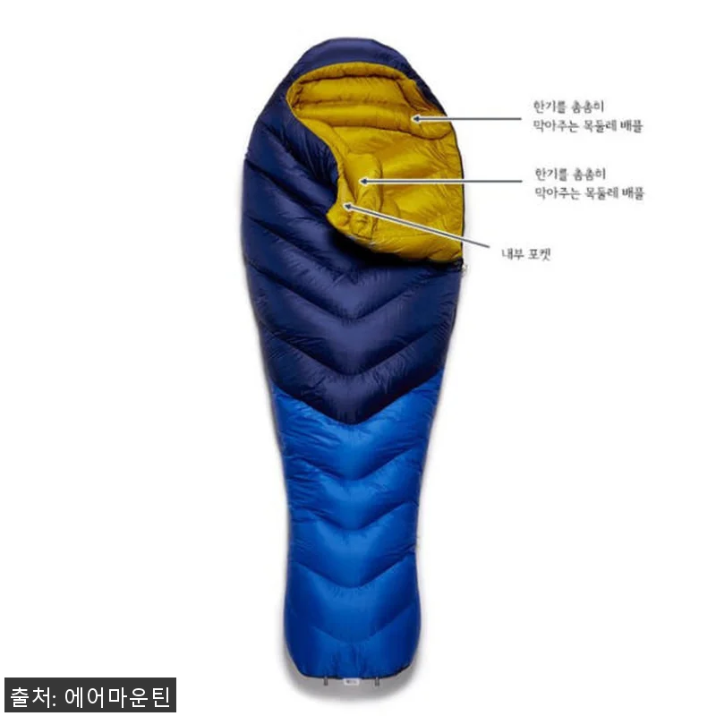 랩 뉴트리노 800 동계 구스 침낭 관련 이미지 2