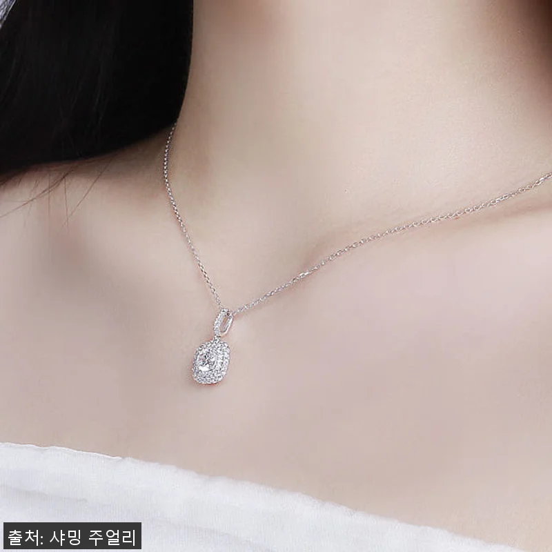 5부 다이아 목걸이 GIA 랩 더블 관련 이미지 1