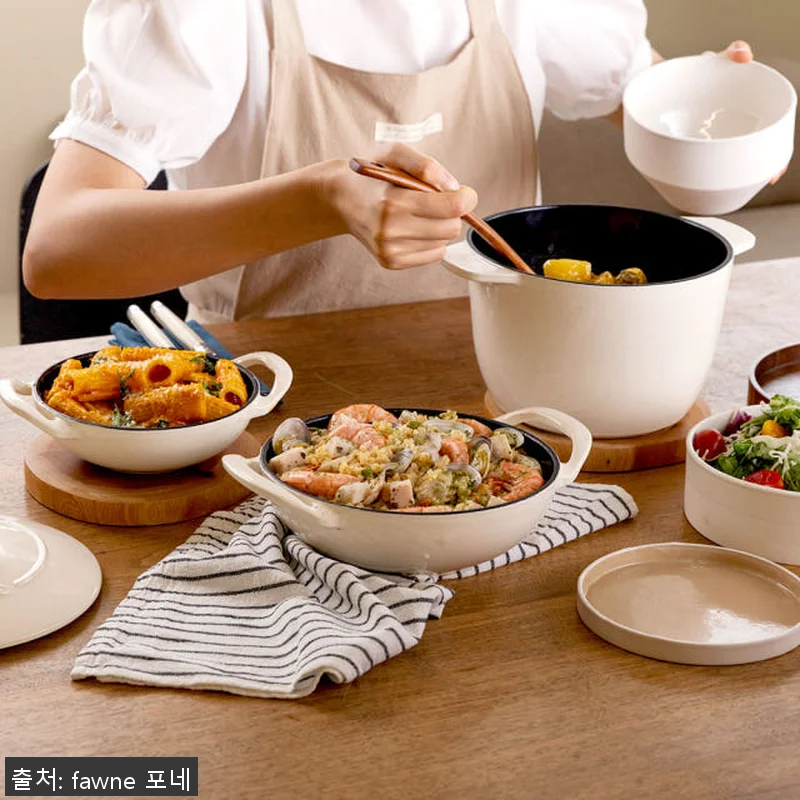 포네 온기 무쇠 냄비 2종 세트 사용 관련 이미지 3