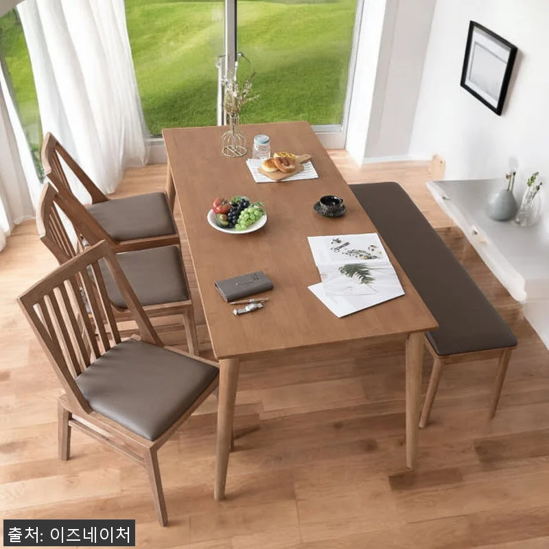 이즈네이처 라벤더프리지 원목 6인용식 관련 이미지 3