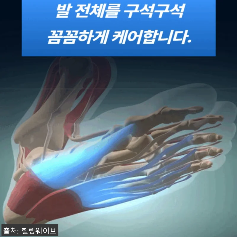 리커버풋 족저근막 이완기 EMS 발 관련 이미지 4