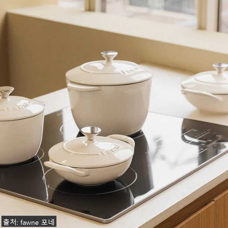 포네 온기 무쇠 냄비 2종 세트 사용 관련 이미지 5