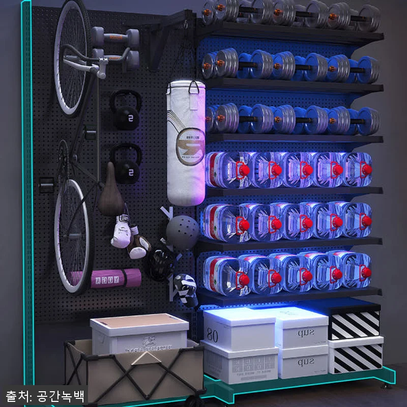 공간녹백 스탠드 타공 판 보드 사용후 관련 이미지 5