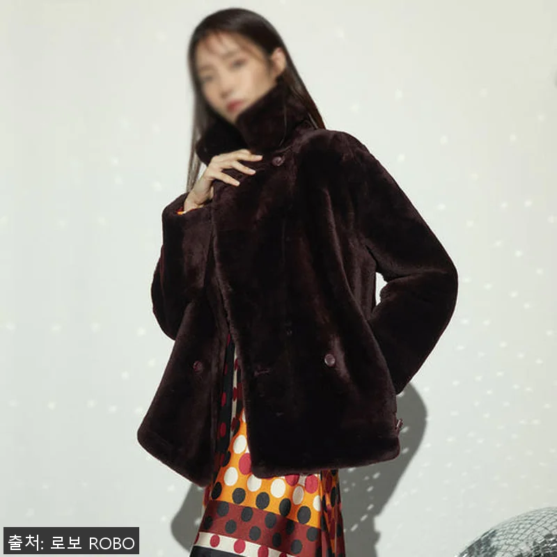 로보 스페인 무스탕 리버시블 더블 버 관련 이미지 5