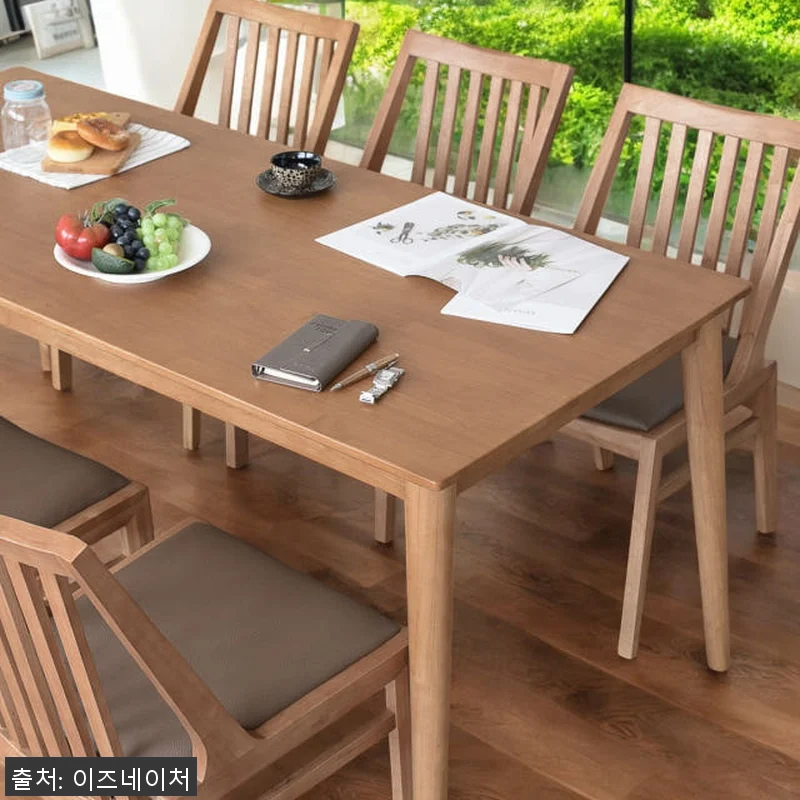 이즈네이처 라벤더프리지 원목 6인용식 관련 이미지 6