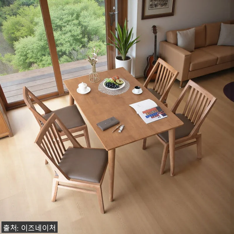 이즈네이처 라벤더프리지 원목 6인용식 관련 이미지 9