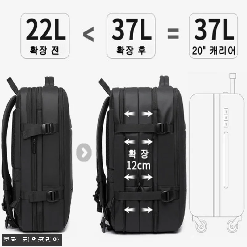 bange 남자 여행용 대용량 백팩, 출퇴근부터 5~7일 여행까지 눈여겨볼 확장형 빅 가방 11 bange 남자 여행용 대용량 백팩, 관련 이미지 1