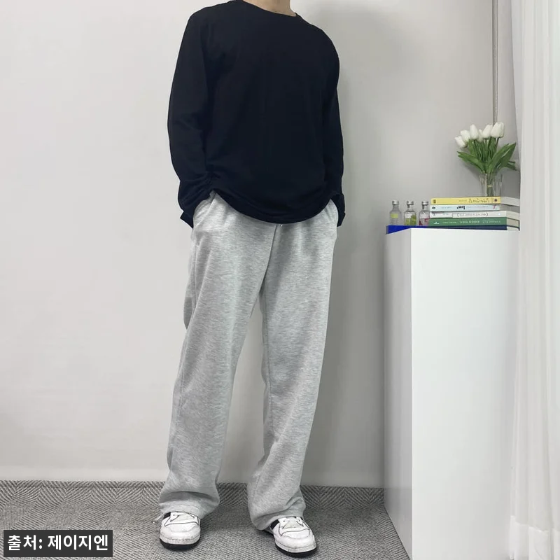 남자무지긴팔티 남자레이어드 남성흰색티셔츠, 옆트임 세미오버핏으로 코디 활용도 높이는 이슈템 17 남자무지긴팔티 남자레이어드 남성흰색티 관련 이미지 5