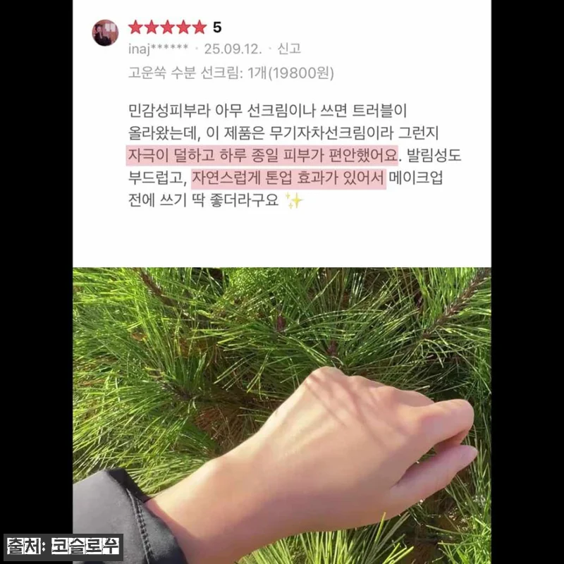 고운쑥 선크림 SPF50 2개, 민감 피부용 무기자차 찾을 때 눈여겨볼 할인템 16 고운쑥 선크림 SPF50 2개, 민감 관련 이미지 7