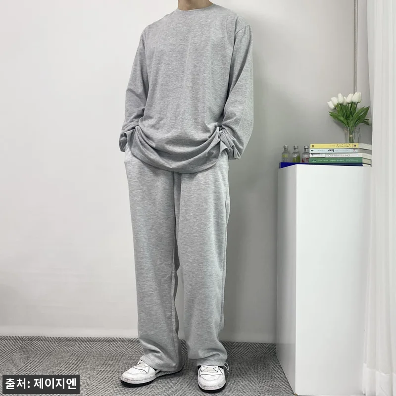 남자무지긴팔티 남자레이어드 남성흰색티셔츠, 옆트임 세미오버핏으로 코디 활용도 높이는 이슈템 21 남자무지긴팔티 남자레이어드 남성흰색티 관련 이미지 9