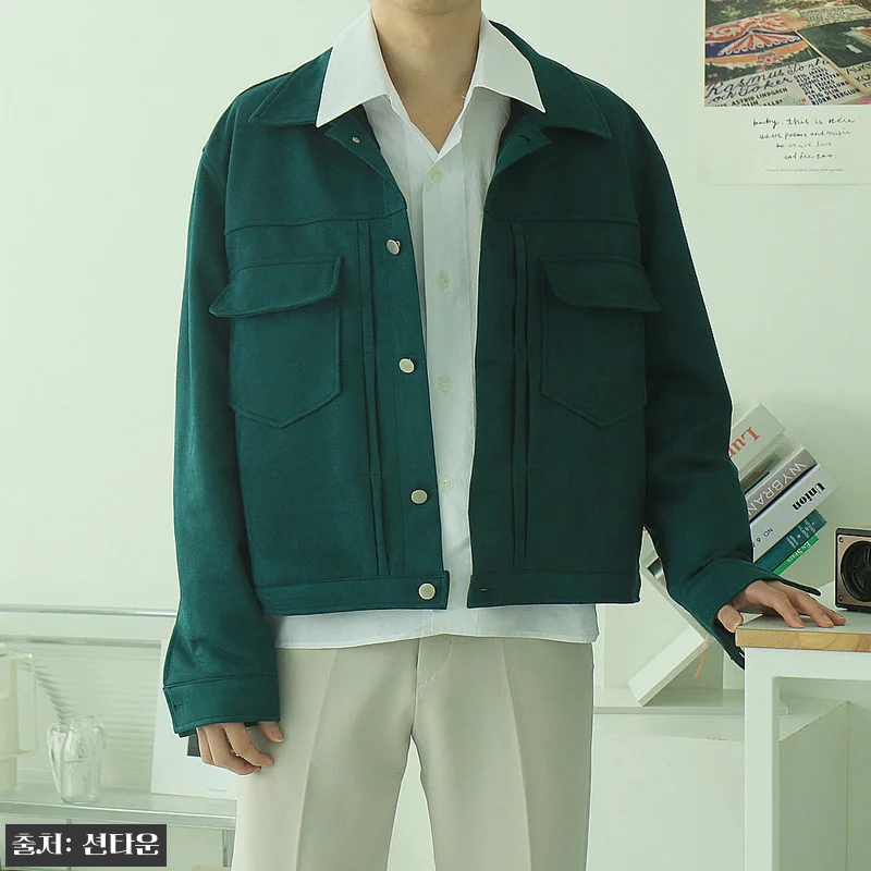 남자봄자켓 오버핏 트러커 숏 남자스웨이드자켓, 봄·가을 데일리 아우터로 눈여겨볼 이슈템 5 남자봄자켓 오버핏 트러커 숏 남자스웨 관련 이미지 1