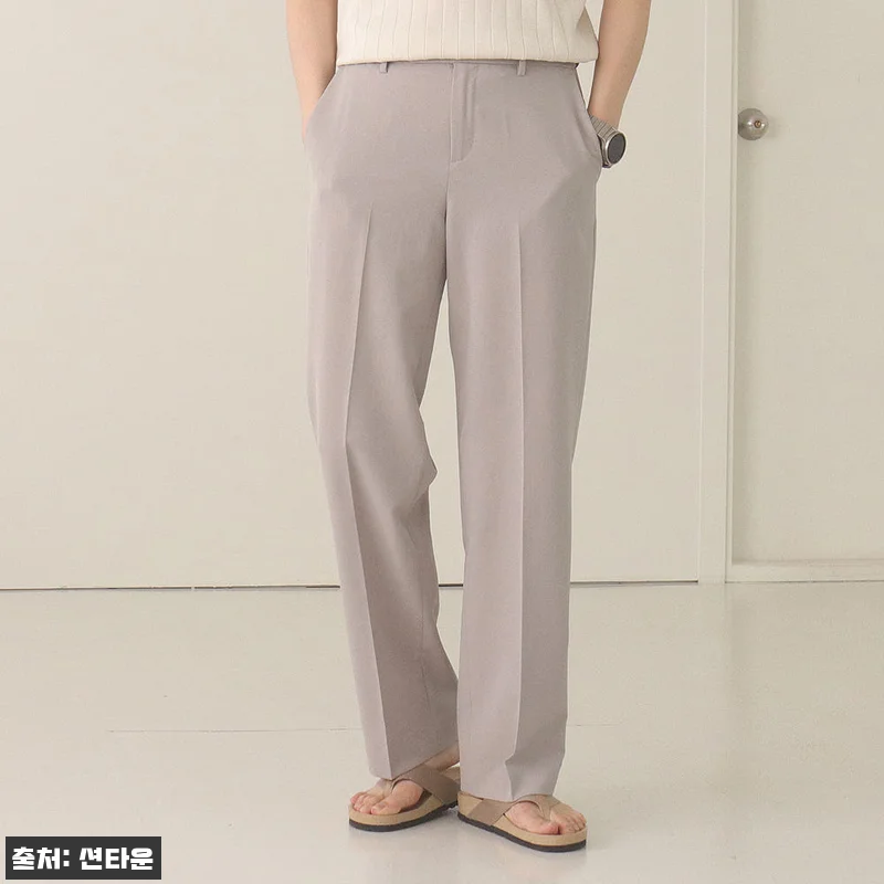 남자와이드슬랙스 밴딩 쿨맥스 통큰바지 관련 이미지 1